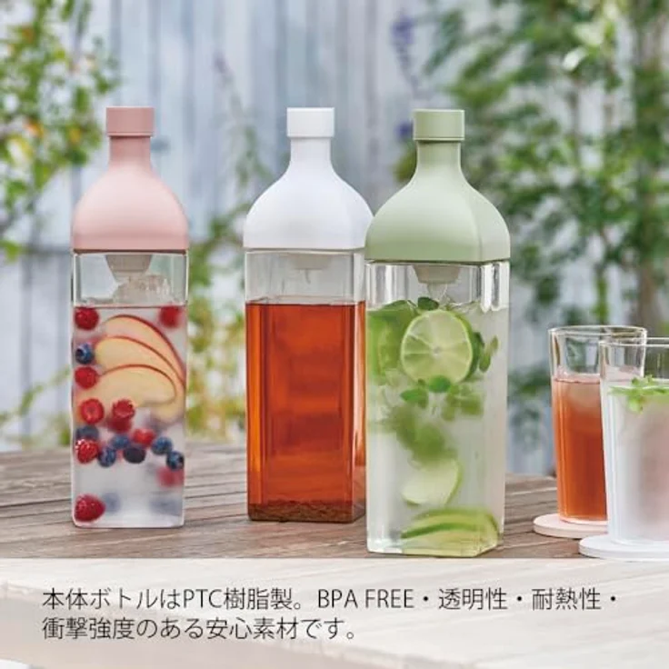 Hario KAB-120-W Cold Brew Tea Bottle Ka-Ku, plastik, weiß - Preisvergleich – Bild 3