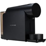 MORNING Machine Premium Kapsel-Kaffeemaschine - Professionelle Technologie für Zu Hause - OLED-Display, Drucksteuerung, Wasserqualitätsmesser, App-Konnektivität, 40,2 x 10,2 x 25,5 cm schwarz