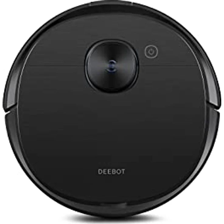 ECOVACS DEEBOT T9 AIVI Saugroboter mit Wischfunktion, 4-Stufen-Reinigungsystem mit doppelseitiger Bürste, KI, 3000 PA, 3D-Hinderniserkennung, Roboter mit 180 min Akku, Alexa, schwarz – Bild 1