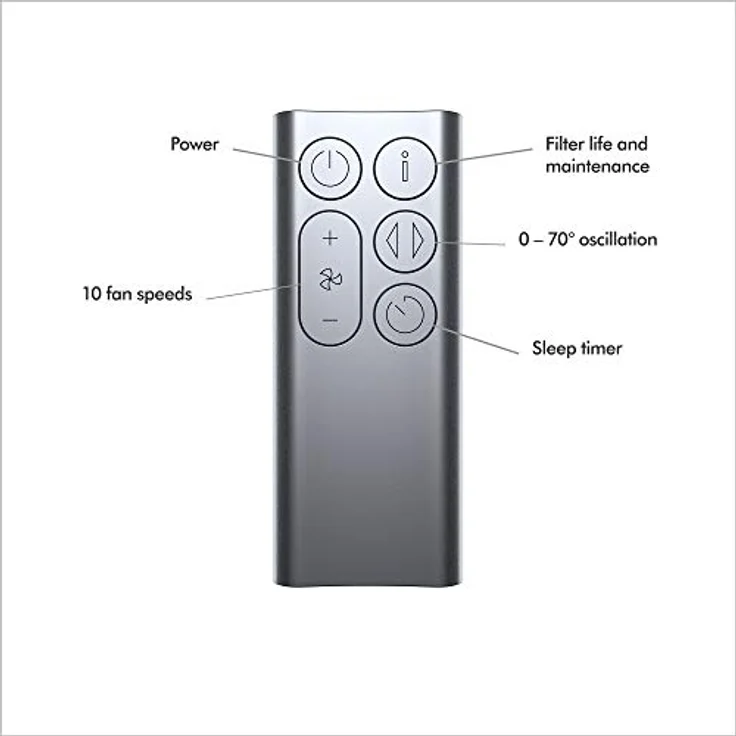 Dyson Pure Cool Me Personal Purifying Fan, BP01 White - HEPA air purifier with Core Flow technology and LCD Display – Bild 4