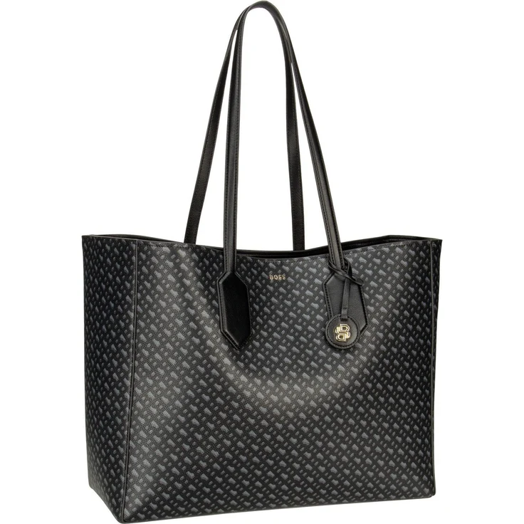 BOSS Shopper Liriel MG 50523322, Kunstleder, Allover-Print, Laptopfach, Reißverschlussetui – Bild 1