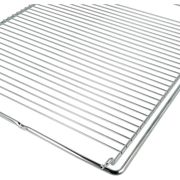 Vhbw Universal Gitterrost, Backgitter 44,3 x 37,5 x 2,2 cm, silber, aus hitzebeständiger Eisen-Nickel-Chrom-Legierung – Bild 6