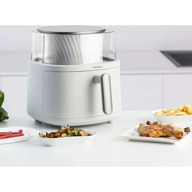 Taurus Fritteuse Airfryer Heißluftfritteuse Taurus EST9739900L Grau 1550 W – Bild 9