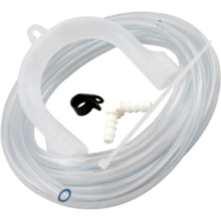 AEG Kondenswasserschlauch 1251225031, Set Ablaufvorrichtung für Trockner, 2520 mm halbtransparent, mit Zubehör – Bild 2