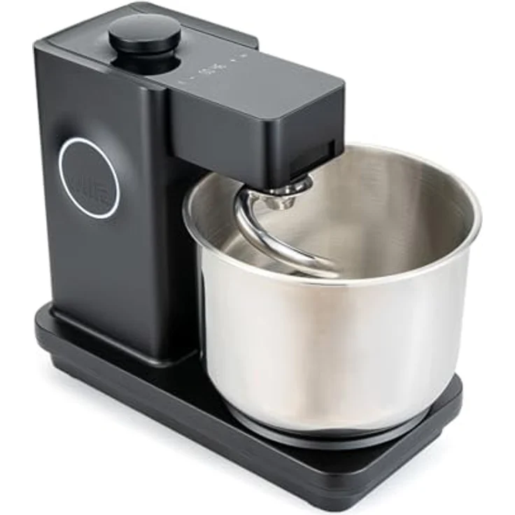 wilfa Küchenmaschine PROBAKER TIMER KM2BS-T70 schwarz, 700 Watt, integrierter Timer, 7-Liter-Edelstahl-Schüssel – Bild 2