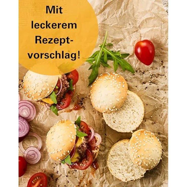 RBV Birkmann, 210417, Laib und Seele, Mini-Burger Brötchen-Blech, 12-fach – Bild 7