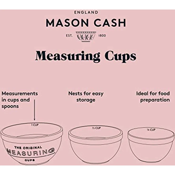 Mason Cash Messbecher-Set, 4-tlg. aus Steingut – Bild 11