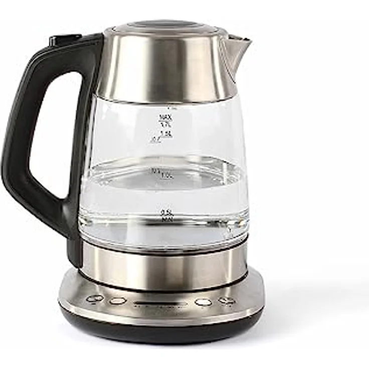 Livoo DOD165 Teekanne & Wasserkocher aus Glas | Fassungsvermögen 1,7 l | Thermostat von 40 ° bis 100 °C, Warmhalt, automatische Abschaltung | 2200 W – Bild 9
