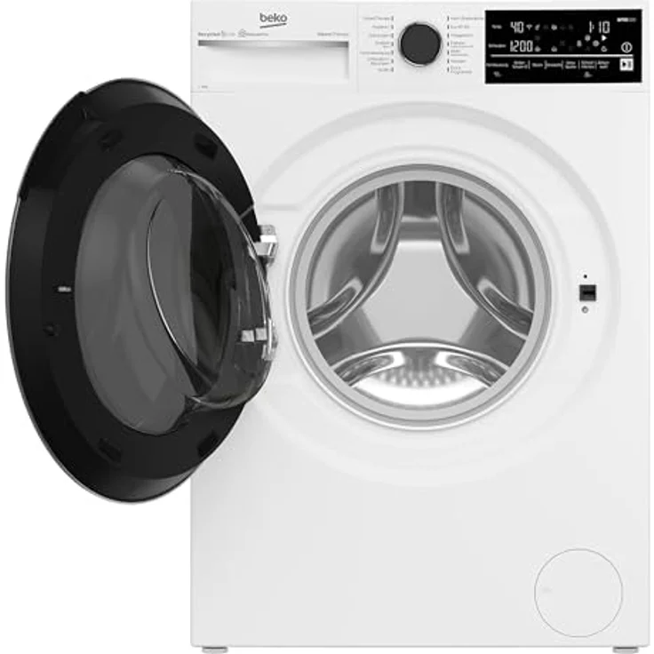 Beko B5WFT78410W, Frontlader-Waschmaschine, A, Fassungsvermögen 8 kg, Standgerät, Breite 60 cm – Bild 11