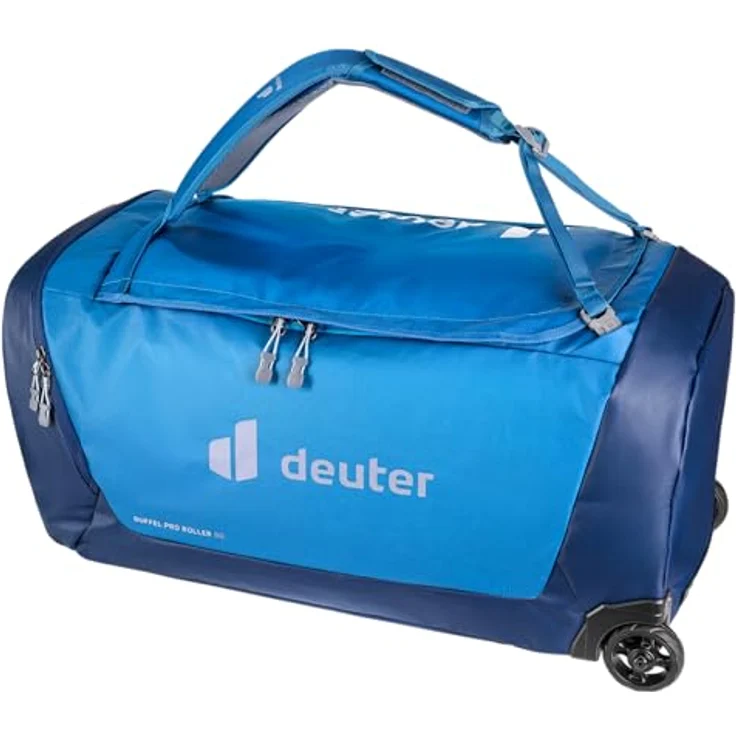 deuter DUFFEL PRO ROLLER 90 L, Rollbare Sporttasche mit wasserabweisendem Material und verstellbarem Griff – Bild 3