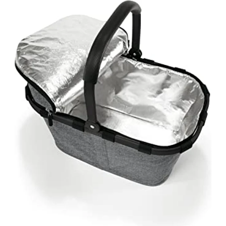 reisenthel BT7052 Carrybag Iso Einkaufskorb, Einkaufstasche, Kühltasche 22L, Twist Silver – Bild 5