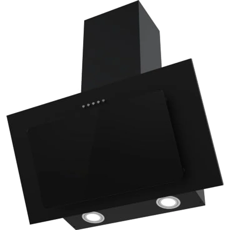 Respekta Dunstabzugshaube 60 cm, KOPFFREIE SCHRÄGHAUBE, 3 Stufen, Schwarz, Energieeffizienzklasse A++, Abluft- und Umluftbetrieb, LED-Beleuchtung – Bild 2