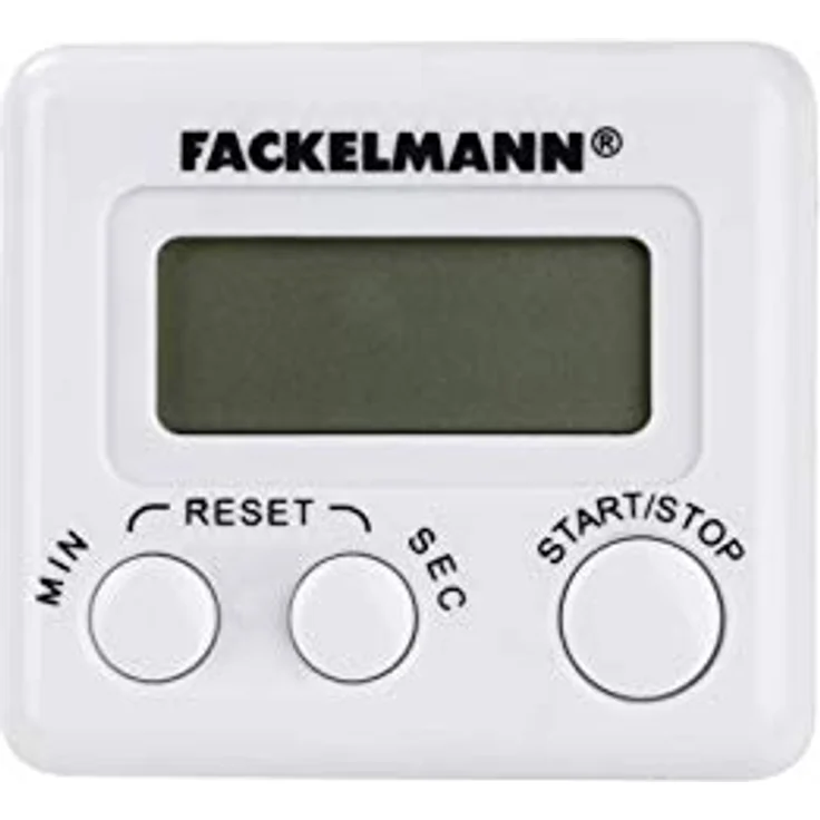 FACKELMANN Kurzzeitwecker, Digitale Küchenuhr, magnetische Eieruhr (Farbe: Weiß), Menge: 1 Stück – Bild 3