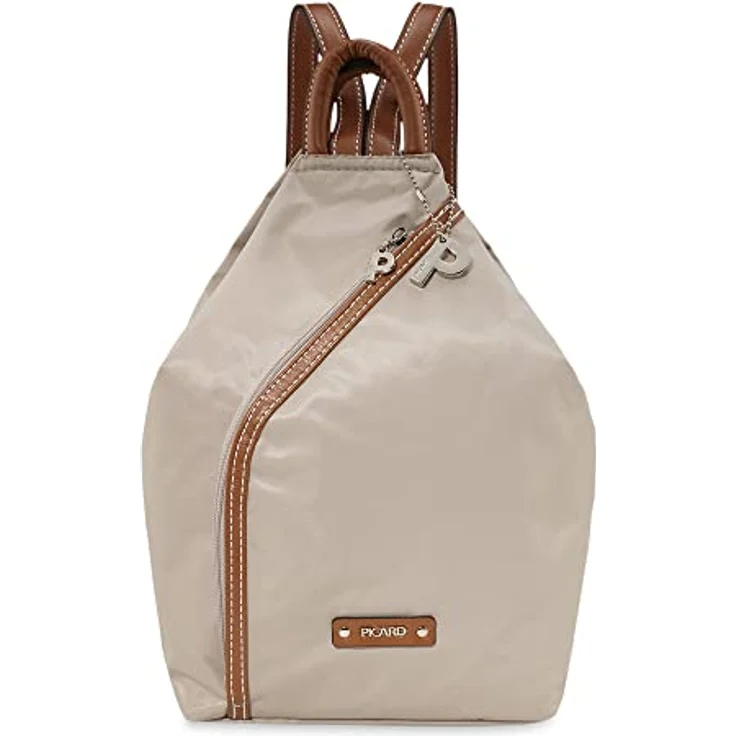 Picard Sonja Rucksack, 31 cm, 100% Nylon, beige, Maße 29 cm x 9 cm x 31 cm – Bild 1