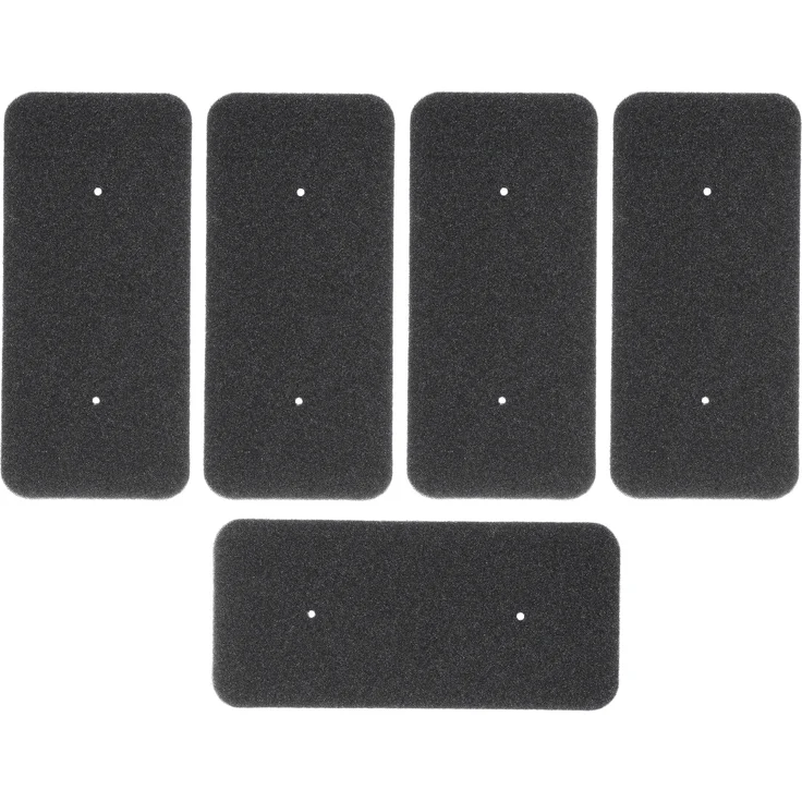 McFilter Ersatzfilter Schwammfilter, 5 Stück, geeignet für Candy Hoover 40006731, schwarz, abwaschbar