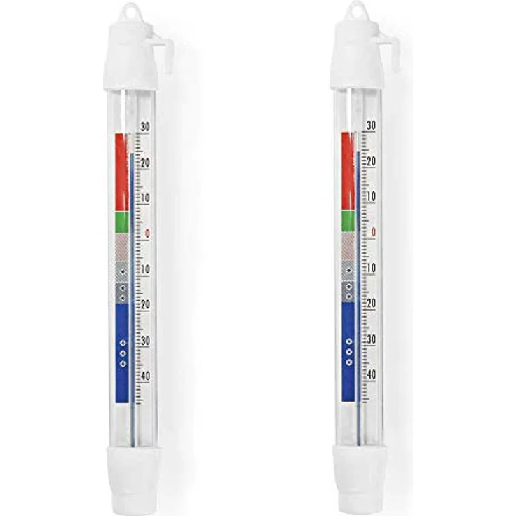 TronicXL 2 Stück Profi Kühlraum Thermometer kühlraumthermometer -30 - +50°C Lagerraum Klimatechnik Kühlung Gefrierschrank Tiefkühle Kühltruhen Tiefkühl Lebensmittel zb für Metzger Metzgerei – Bild 1