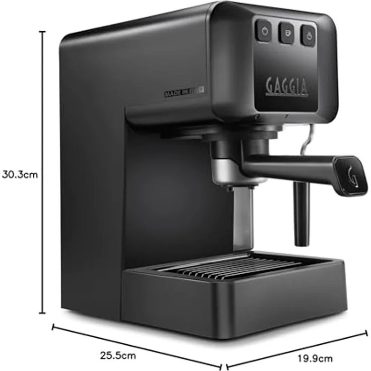 Gaggia EG2109 BLACK, Manuelle Espressomaschine mit Pod-System, Automatisches Vorbrühen und PID-Temperaturkontrolle – Bild 7