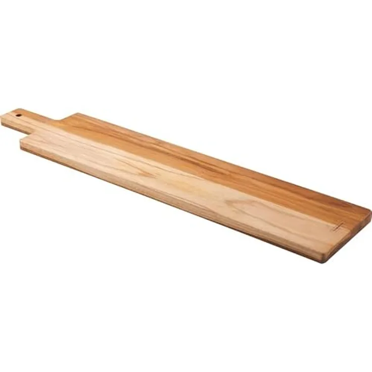 Kitchen Schneidebrett, 70 x 15 x 1,8 cm, FSC Teakholz.