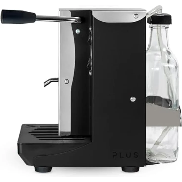 Aroma PLUS - ESE-Padmaschine Espressomaschine Schwarz, Edelstahl – Bild 4