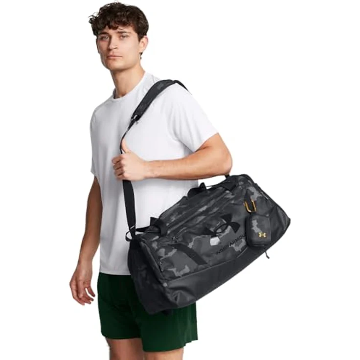 Under Armour® Undeniable 5.0 Duffle S, Wasserabweisende Sporttasche aus 100% Polyester, Schwarz – Bild 3