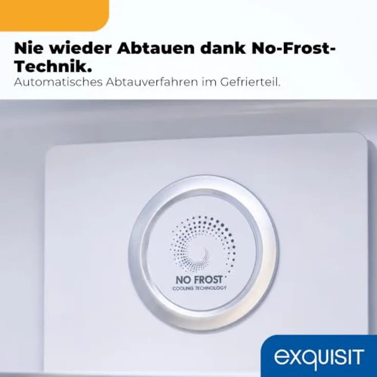 Exquisit GS5295-NF-H-040C, Gefrierschrank mit 274 l, No Frost, elektronisch, Energieklasse C, 39 dB, Inoxlook-az – Bild 8