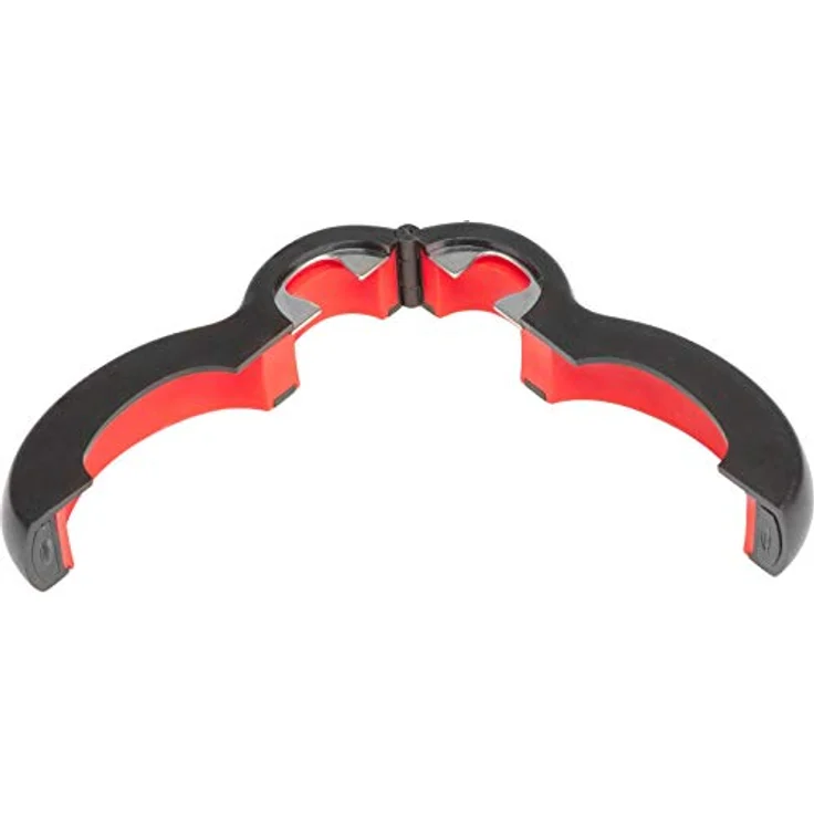 Westmark Multi-Öffner, Gummierte Innenfläche, 14 x 6 cm, Edelstahl/Kunststoff, Schwarz/Rot, 10552270 – Bild 2