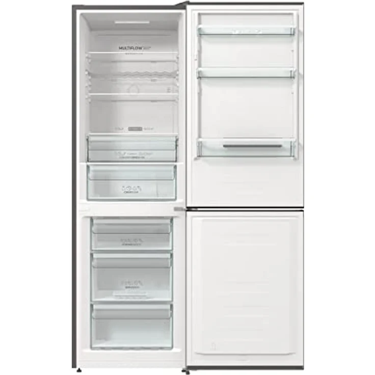 Gorenje NRK 61 CA2XL4Z Kühl-Gefrierkombination/NoFrostPlus/IonAir mit Multiflow 360° / Convert ZeroZone/AdaptTech/LED Display / 185 cm/Kühlteil 220 l/Gefrierteil 106 l/EEK: C/Edelstahl – Bild 5