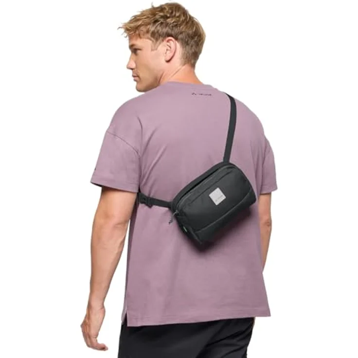 Vaude Coreway Gürteltasche, 24 cm, schwarz, 100% Polyester, ideale Begleiter für unterwegs – Bild 6