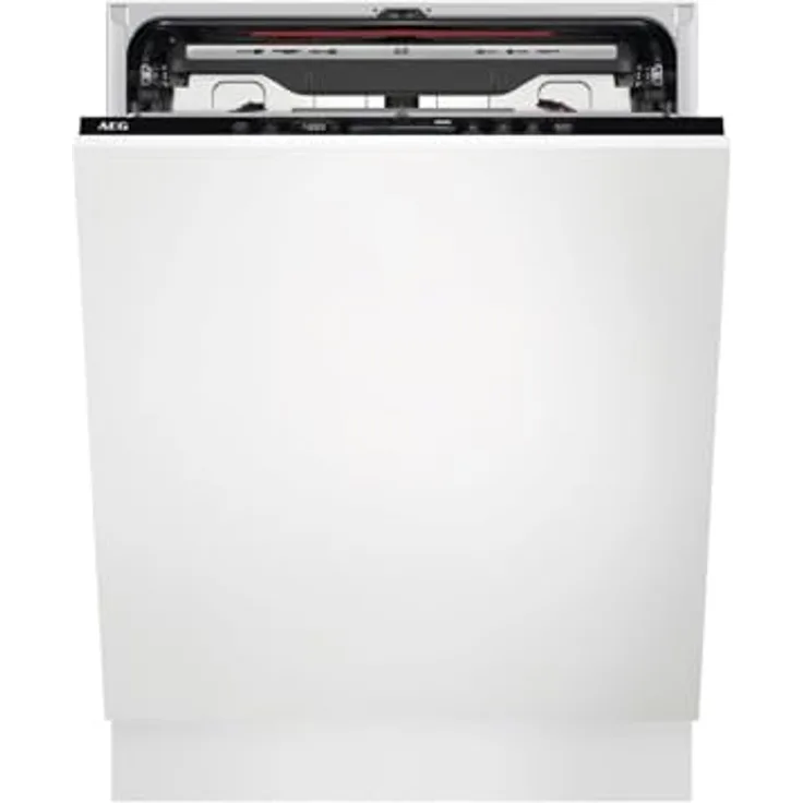AEG FSK76727P Vollintegrierbarer Einbaugeschirrspüler mit AirDry Technologie, EcoLine, 7 Spülprogrammen, Schwarz