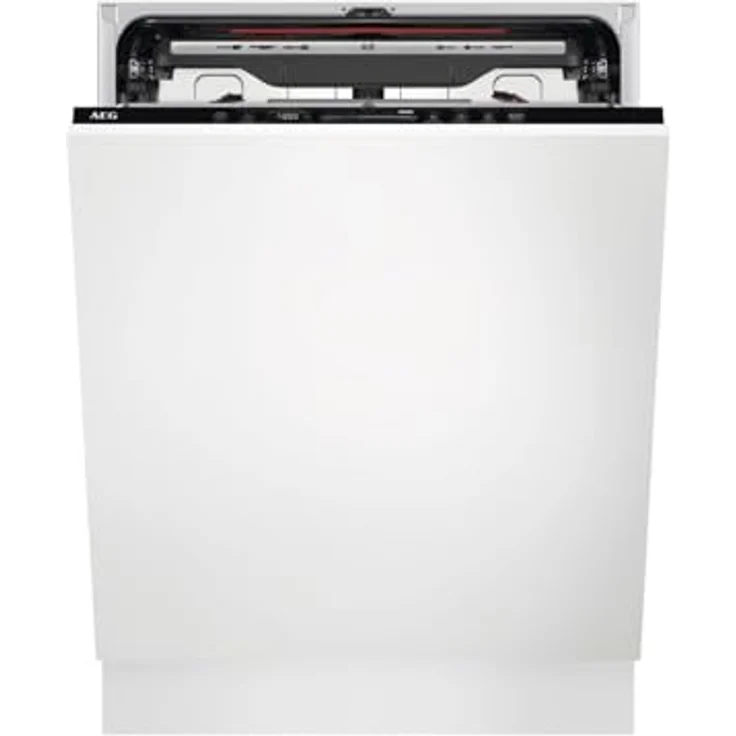 AEG FSK76727P Vollintegrierbarer Einbaugeschirrspüler mit AirDry Technologie, EcoLine, 7 Spülprogrammen, Schwarz – Bild 1