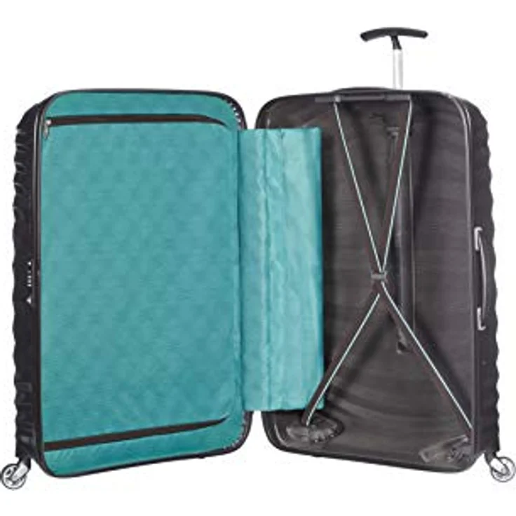 Samsonite Lite-Shock - Spinner L Koffer, 75 cm, 98,5 L, mit 4 Rollen, Schwarz (Black) – Bild 3