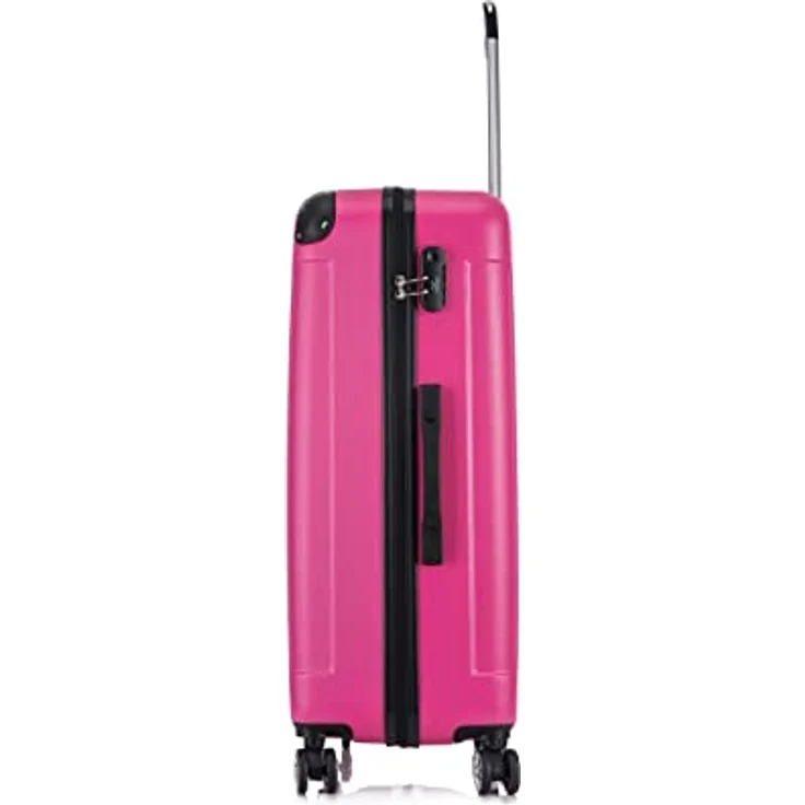 Flexot Flex-2045 XL Zwillingsrollen Reisekoffer Trolley Hartschale (Rose) – Bild 4