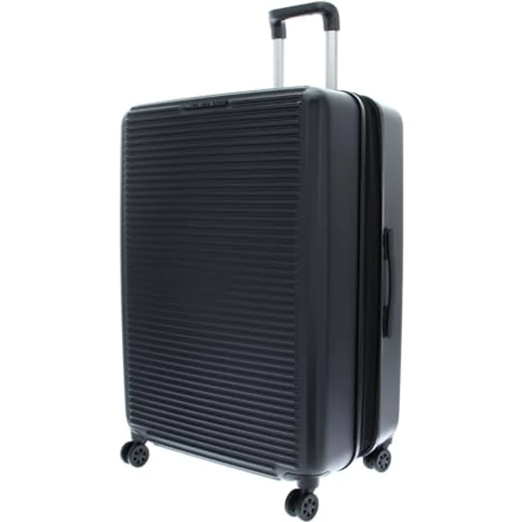 Mandarina Duck TANK CASE - TROLLEY L EXP Black (Schwarz) 51 x 75 x 31/34 (LxHxB) - Großer erweiterbarer Hartschalen-Koffer mit TSA-Zahlenschloss – Bild 2