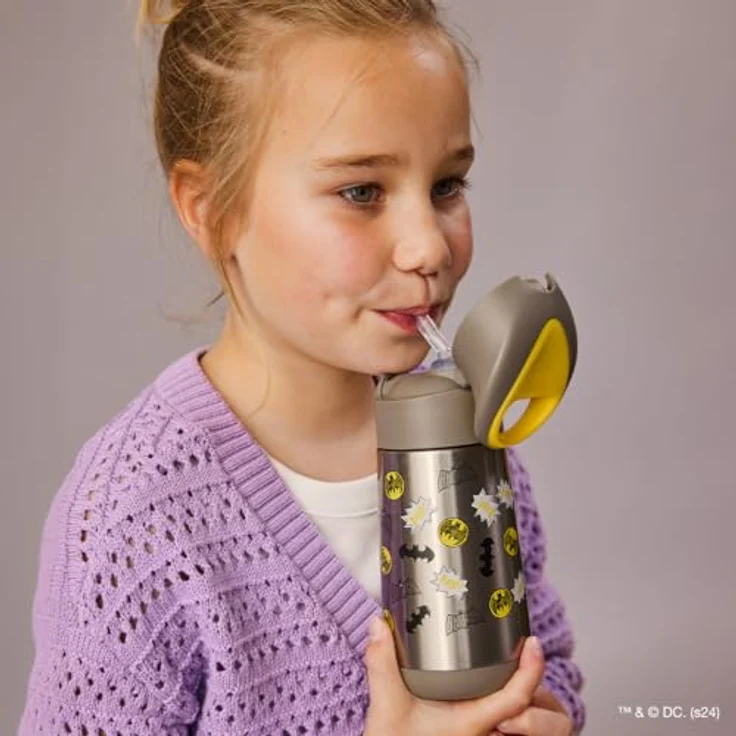 b.box Isolierte Edelstahl-Trinkflasche (Doppelwandig) | Hält Getränke bis zu 8 h Kalt & 6 h Warm | Thermosflasche 350 ml – Bild 3