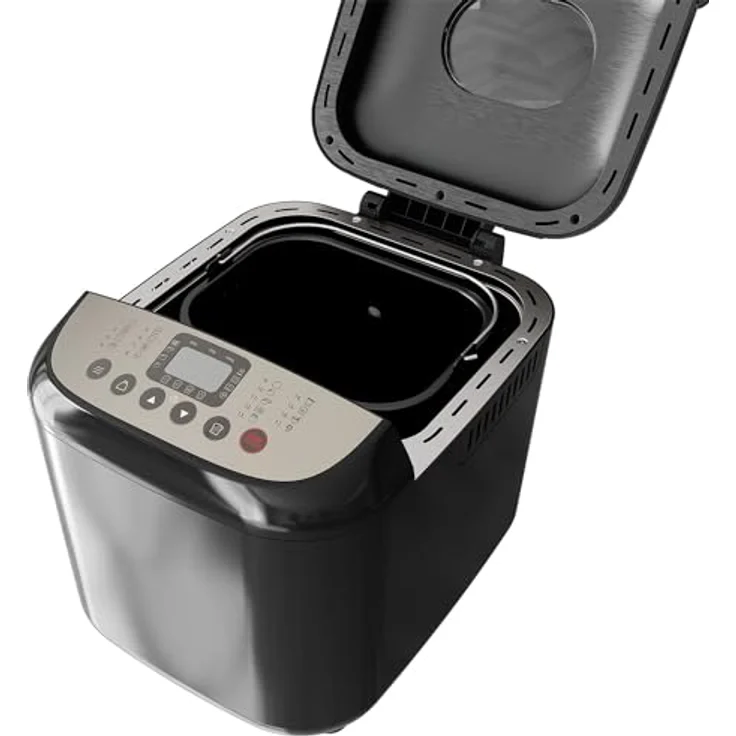 Black+Decker Brotbackmaschine BXBM600E, 600W, Brote von 500 g, 750 g und 1 kg, 17 Programme für Brot, Joghurt, Kuchen und Marmeladen, programmierbar für 15 Stunden, abnehmbare Backform. – Bild 4
