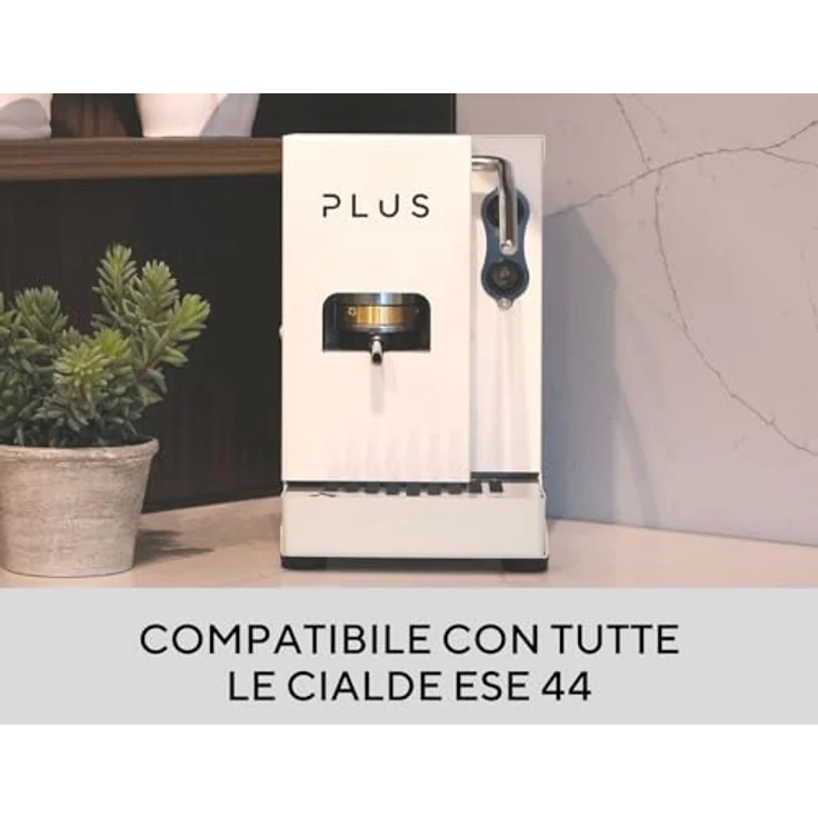 Aroma Plus+ Mono ESE Espressomaschine für Pads, 380 Watt, 15 bar, schwarz, Aluminium-Messing-Thermoblock, intuitives Design – Bild 5