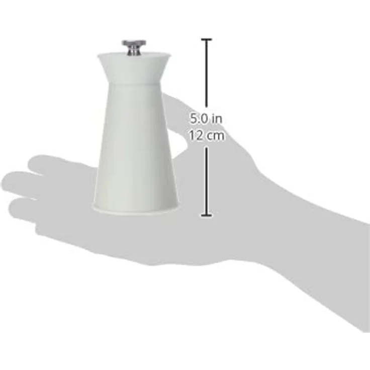 Alessi,AJM10 W,PEPE LE MOCO AA8Salzmühle ausPA mit Knopfzur Regulierung des Mahlgrades ausEdelstahl, 17 x 6.6 x 24 cm – Bild 4