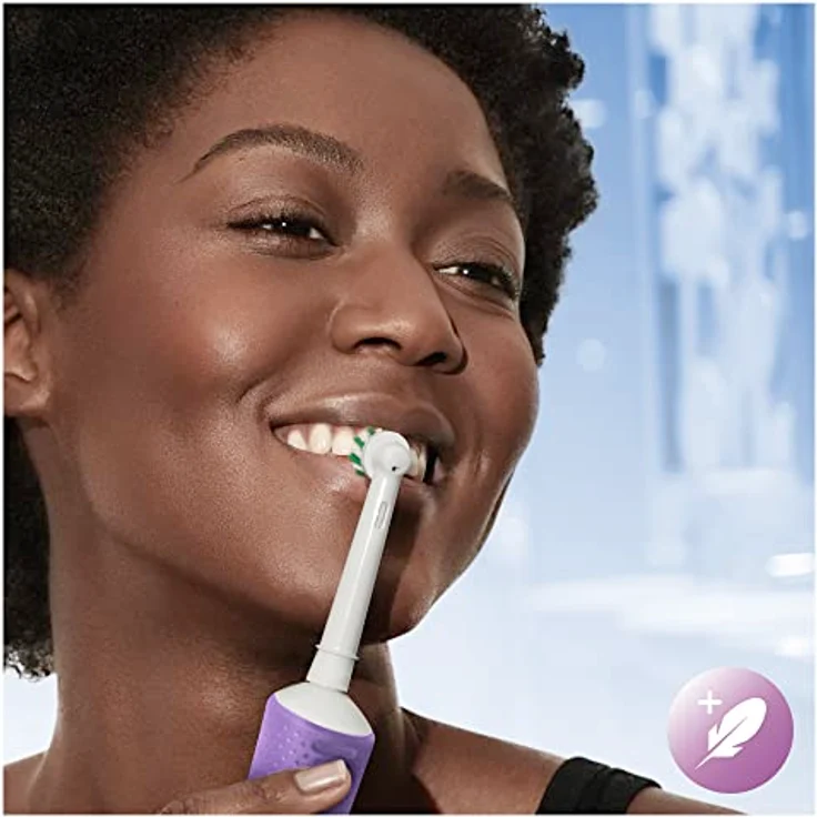 Oral-B Vitality Pro Elektrische Zahnbürste/Electric Toothbrush, 3 Putzmodi für Zahnpflege, Geschenk Mann/Frau, Designed by Braun, lila – Bild 2