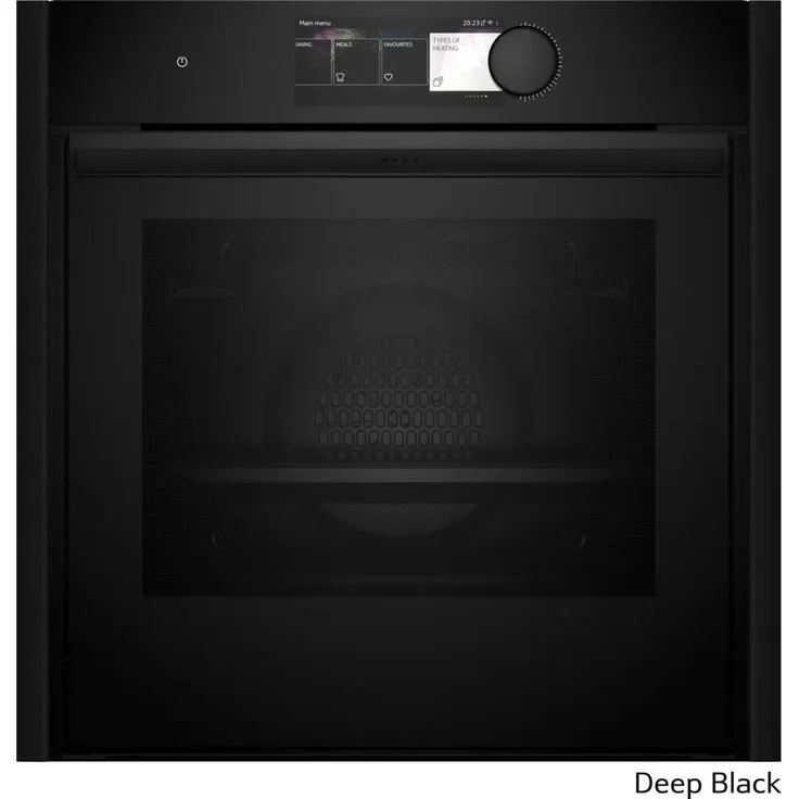 Neff B69CY7MY0 Einbau-Backofen 60 x 60 cm, DEEP BLACK, EEK: A+, mit 7 Jahren Garantie und AquaStop