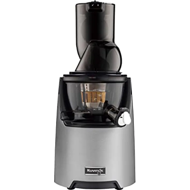 Kuvings | Entsafter | EVO820 Signature | Whole Slow Juicer | Gemüse und Obst | Schnelle und einfache Reinigung | leiser Motor | inkl. Smoothie & Sorbet Filter Set | Matt Silver