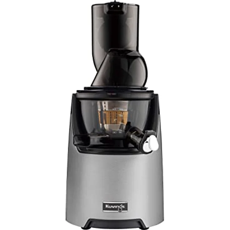 Kuvings | Entsafter | EVO820 Signature | Whole Slow Juicer | Gemüse und Obst | Schnelle und einfache Reinigung | leiser Motor | inkl. Smoothie & Sorbet Filter Set | Matt Silver – Bild 1