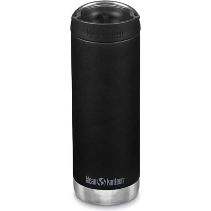 KleanKanteen Herren TKWide VI Trinkflasche, Black, One Size