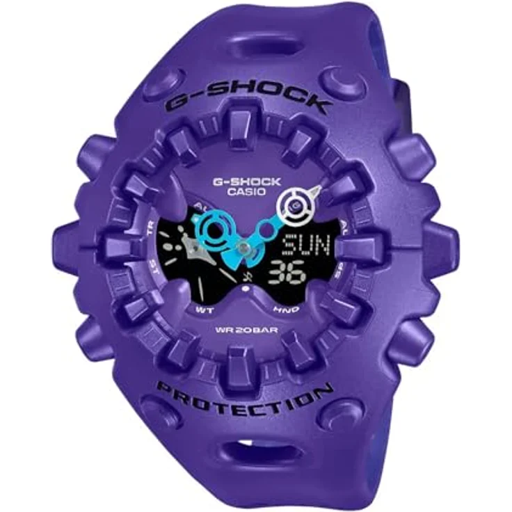 Casio GA-V01-2AER, G-SHOCK Armbanduhr mit stoßfestem Gehäuse, blau – Bild 1