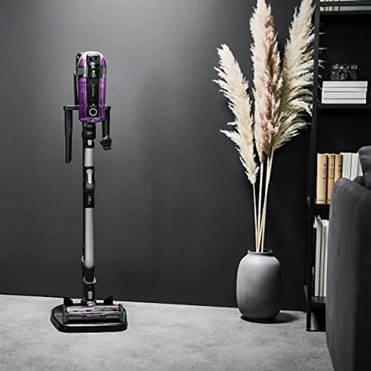 Rowenta RH98A0 X-Force Flex 12.60 kabelloser Akku-Stabstaubsauger | 150 Air Watt | bis zu 45 Min. Laufzeit | leistungsstark | Flex-Gelenk | LED-Düse | inkl. Zubehör | Lila/Schwarz – Bild 5