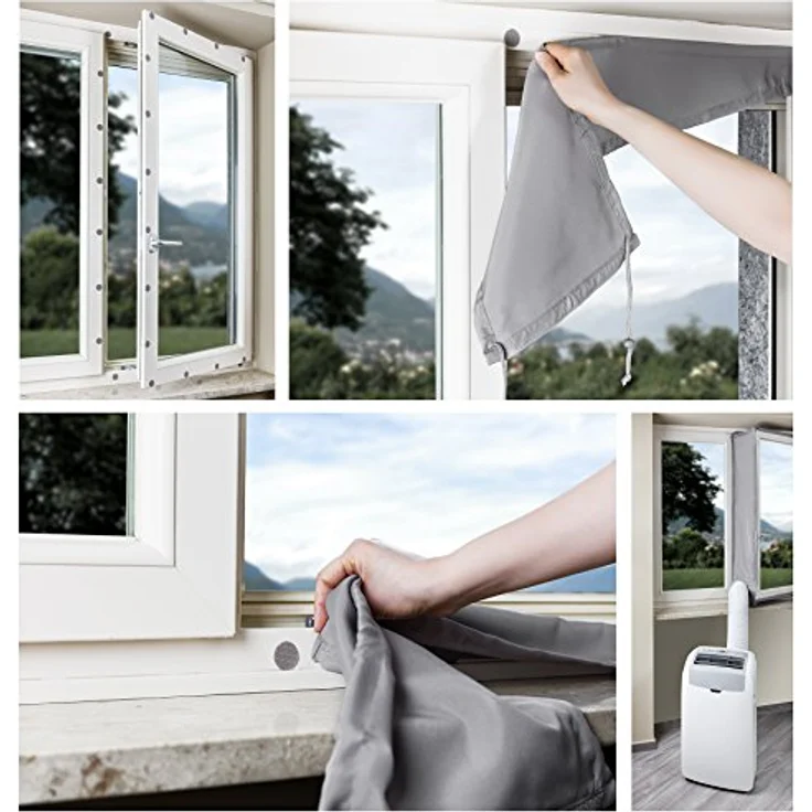 Whirlpool CAK002 Dichtungssatz für Fenster und Türen für Klimageräte – Bild 4