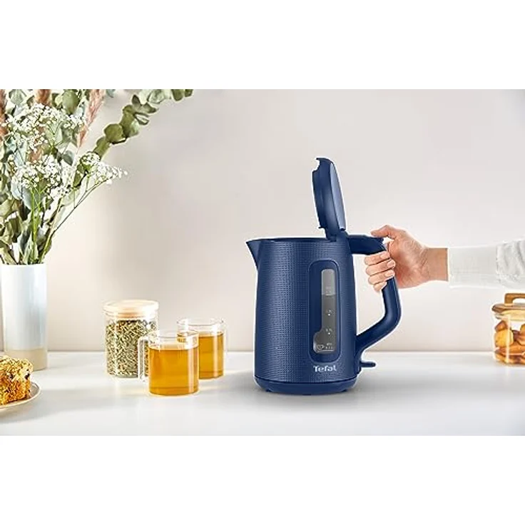 Tefal KO2M04 Morning Wasserkocher | elegantes Design | 1,7 l Fassungsvermögen | große Einfüllöffnung | breiter Ausguss mit Metall-Filter | abgedecktes Heizelement | Wanted Blue – Bild 4