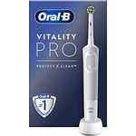 Oral-B Vitality Pro Elektrische Zahnbürste/Electric Toothbrush, 3 Putzmodi für Zahnpflege, Geschenk Mann/Frau, Designed by Braun, weiß