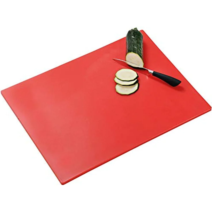 Kesper Profi-Schneidebrett, rot, Kunststoff, 50 x 38 x 1,2 cm, großes Tranchierbrett, Küchenbrett, spülmaschinengeeignet, schnitt-beständig – Bild 2