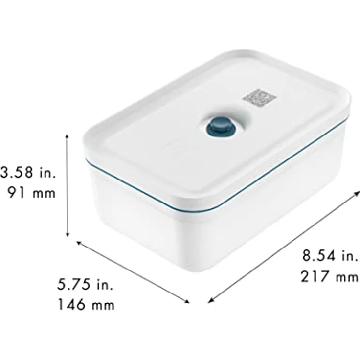 ZWILLING Fresh & Save Vakuum Lunchbox, Größe L, Kunststoff, Weiß-La Mer – Bild 4