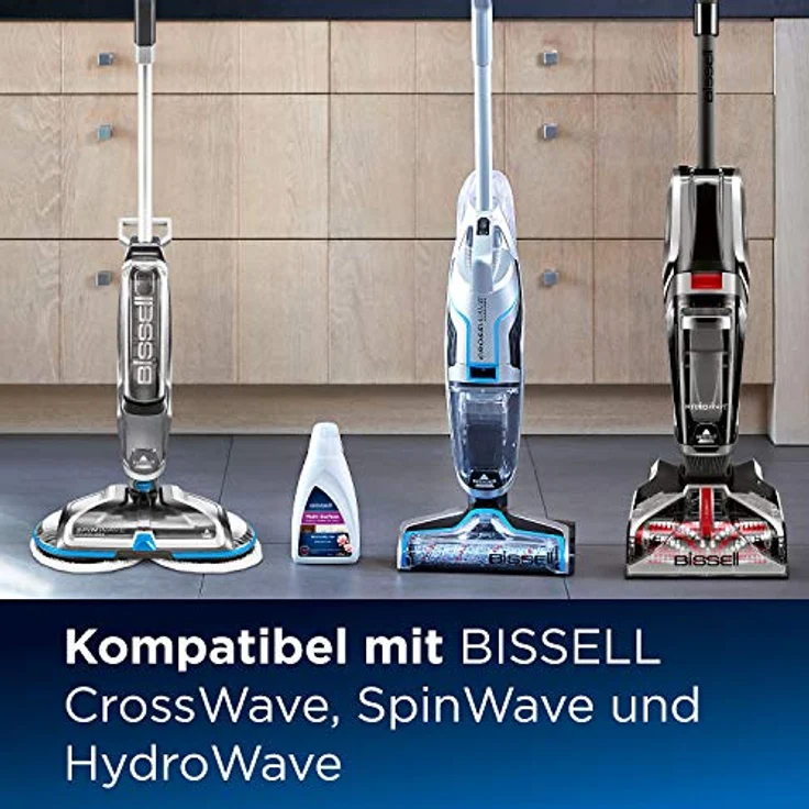 Bissell 1789L Multi-Surface Reinigungsmittel für Crosswave, Crosswave Pet Pro, Spinwave und andere Multiflächen-Reinigungsgeräte, Weiss, 1 x 1 Liter – Bild 2